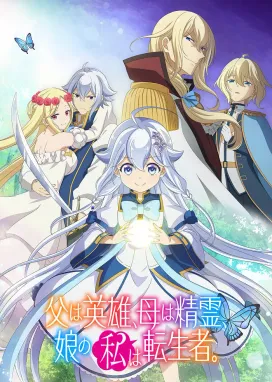 Смотреть аниме онлайн Мой отец — герой, моя мать — дух, а я перерождённая их дочерью